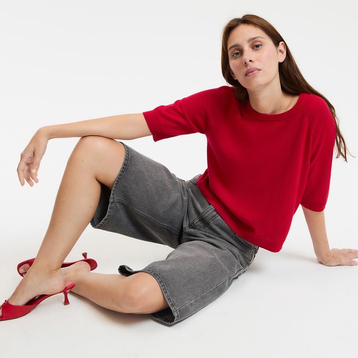 Actual product image La Redoute Collections Pullover mit Rundhalsausschnitt aus 100% Wolle (L)