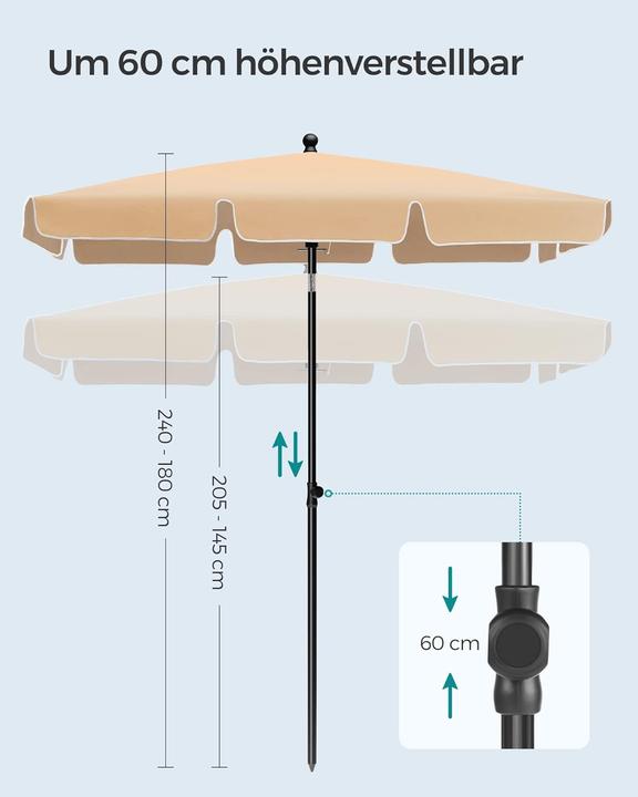 Image du produit Songmics Sonnenschirm (1.25 m)