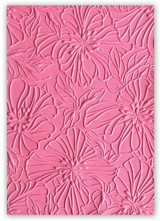 Actual product image Sizzix 3-D Textured Impressions Embossing Folder - Azaleas