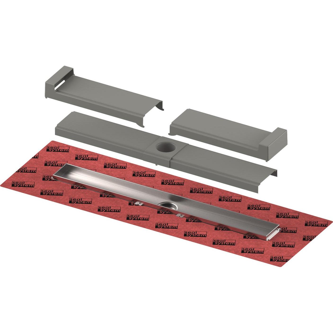 TECE, Duschrinne, TECEdrainline-evo Duschrinne, gerader Edelstahl-Rinnenkörper (800 mm)