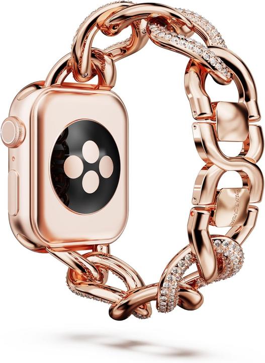 Image du produit Swarovski Sparkling Chain Strap For Apple Watch 40mm and 41mm Rose Gold Finish Crystals crysta