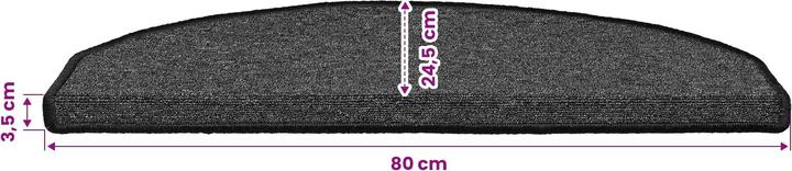Produktbild vidaXL Stufenmatten (80 x 24.50 cm)