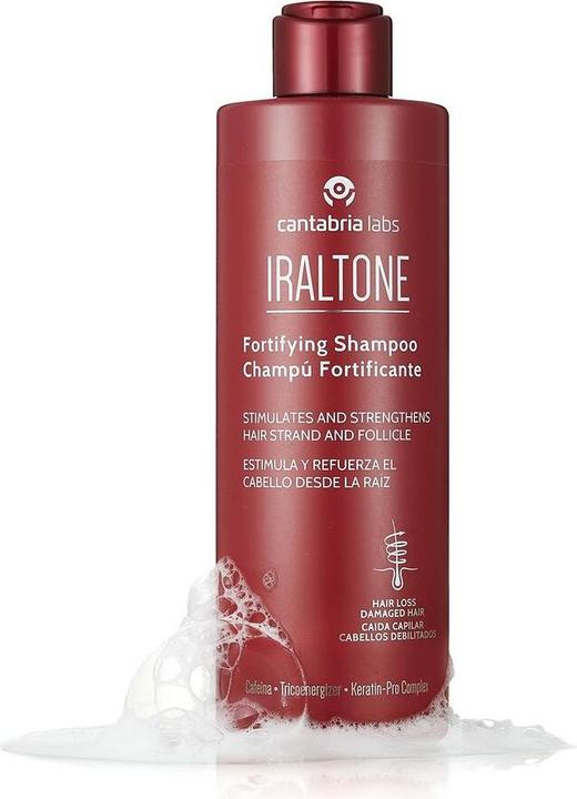 Produktbild Cantabria Labs IRALTONE Fortifying Shampoo Stimuliert und stärkt 400ml (400 ml, Flüssiges Shampoo)