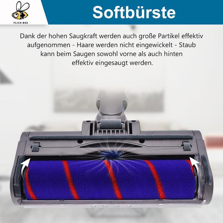 Image du produit Flickbee Brosse douce pour Dyson V7, V8, V10, V11 remplace 966489