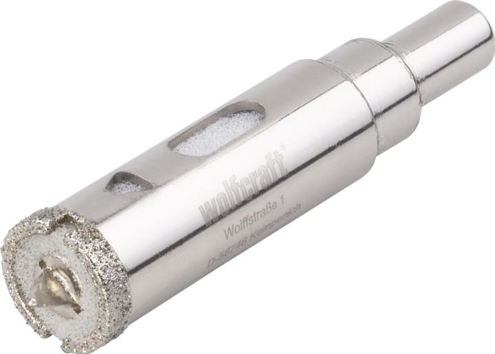 Produktbild wolfcraft 1 Diamantbestr. Bohrkrone m.Schaft ø18mm (18 Millimeter)