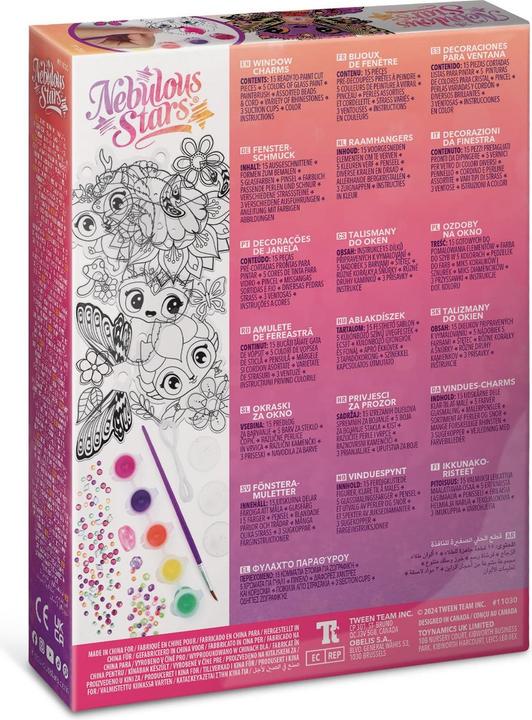 Actual product image Nebulous Stars Creative kit Window Charms