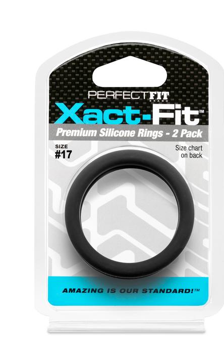 Actual product image PerfectFitBrand #17 Xact-Fit Cockring 2-Pack (4.30 cm)