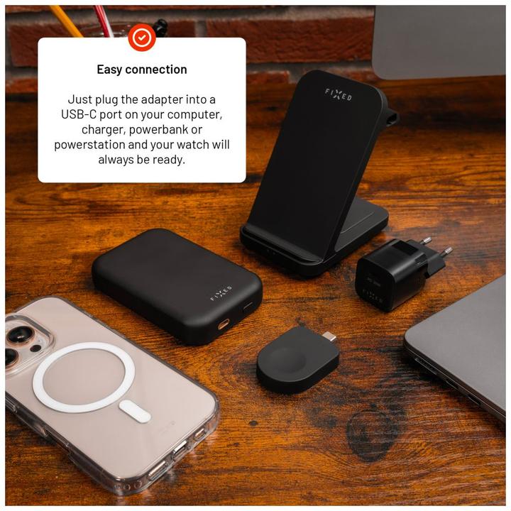 Produktbild Fixed USB-C Apple Watch Ladeadapter (2.50 W)