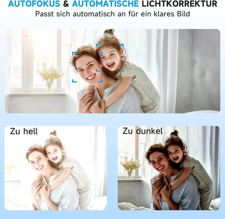 Produktbild AOC 4K Webcam AC310 mit Mikrofon und Autofokus