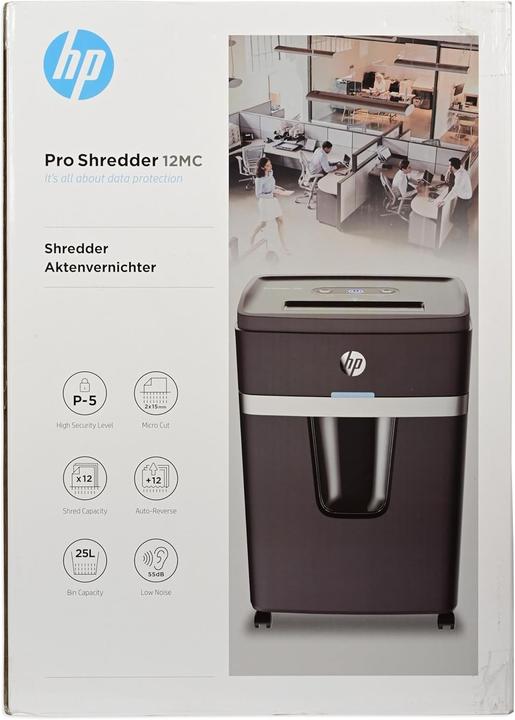 Actual product image HP Pro Shredder 12MC (Particle cut)