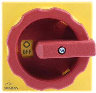Image du produit Siemens Interrupteur-sectionneur 3 pôles rouge/jaune 22kW
