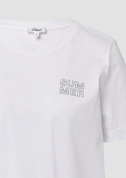 Actual product image S.Oliver T-Shirt T-Shirt mit Front- und Rückenprint (32)