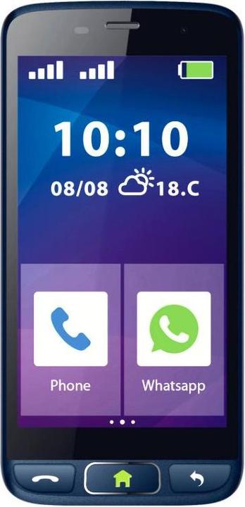 Image du produit Estar Digni Smart by Senior I????manusis telefonas 5" (16 Go, Bleu, 5", Double SIM, 3G)