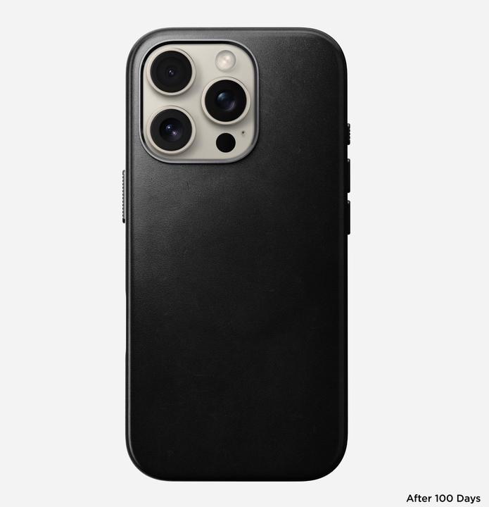 Produktbild Nomad Traditional Horween leather case iPhone 16 Pro - Black (Apple iPhone 16 Pro)