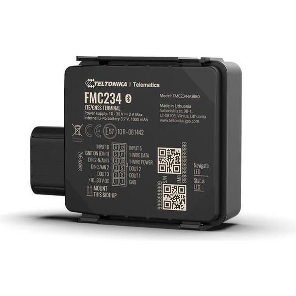 Teltonika, Accessori per navigatore GPS, Wasserfester 4G LTE Cat 1 GPS-Tracker mit Hochleistungsakku
