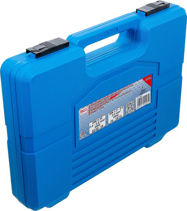 Actual product image BGS Crimping Pliers Set with Waterproof Connector Parts 220 pcs.