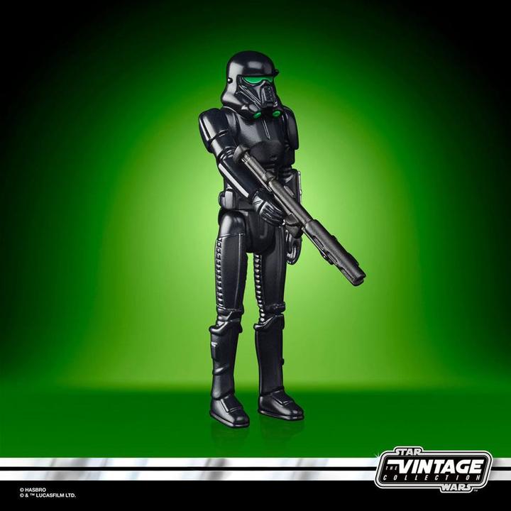 Actual product image Hasbro Retro-Kollektion Imperialer Death Trooper 9,5 cm grosse Star Wars: The Mandalorian Actio...