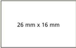 Image du produit Agipa Etiquettes pour étiqueteuses de prix, 26 x 16 mm, jaunes