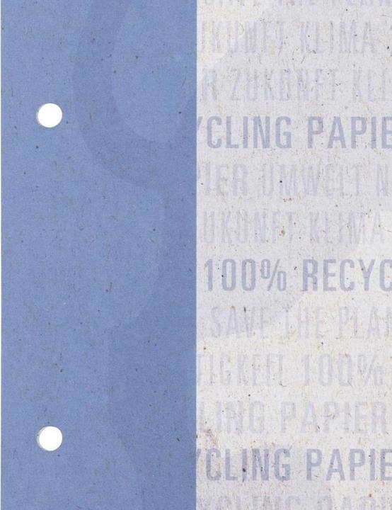 Produktbild Oxford Recycling Schulblock, A4 (A4, Liniert, Harter Einband)