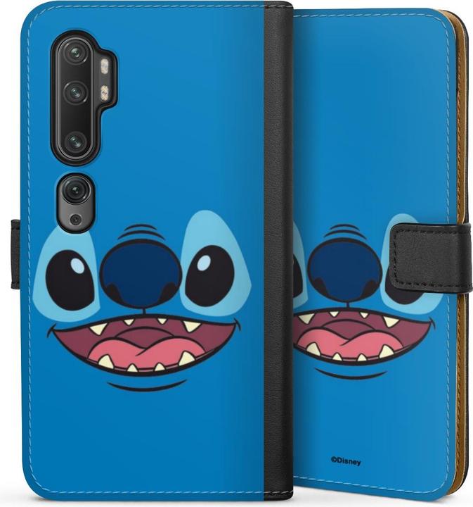Produktbild DeinDesign Tasche für Xiaomi Mi Note 10 Handy Flip Case Wallet Cover Handytasche Leder Lilo & Stitch Disney (Xiaomi Mi Note 10)