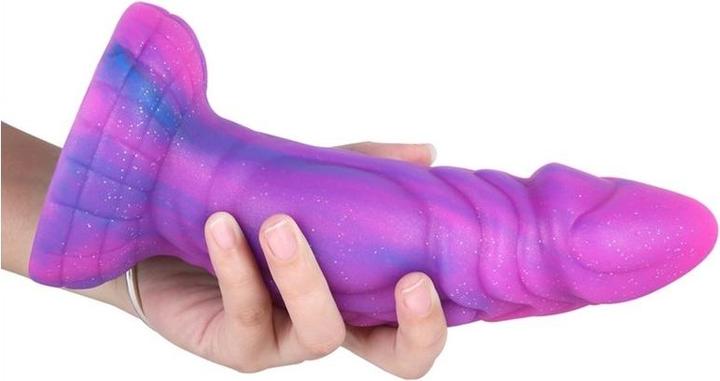 Actual product image Topped Monster Dildo "Purple