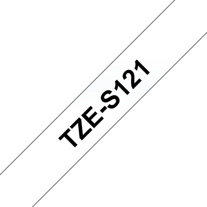 Produktbild Brother TZe-S121 (0.90 cm, Transparent)
