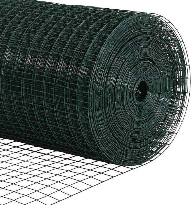 Produktbild vidaXL Zaunpfosten-Set Set von 2 Grün Metall Langlebig