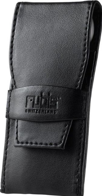 Produktbild Rubis Maniküreset Leder-Rolletui 4-teilig, schwarz