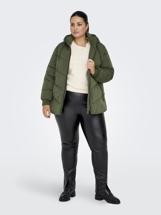Image du produit Only Capuche Curve Veste matelassée Manteau matelassé (44)