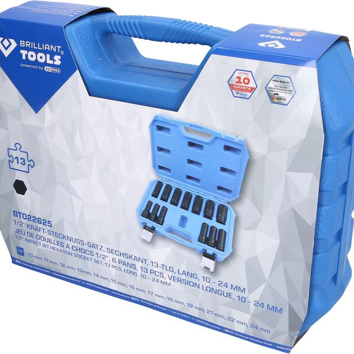 Actual product image Brilliant Tools BT022625 (19 mm, 12 mm, 24 mm, 14 mm, 22 mm, 16 mm, 23 mm, 10 mm, 21 mm, 18 mm, 17 mm, 11 mm, 15 mm, 13 mm, 20 mm)