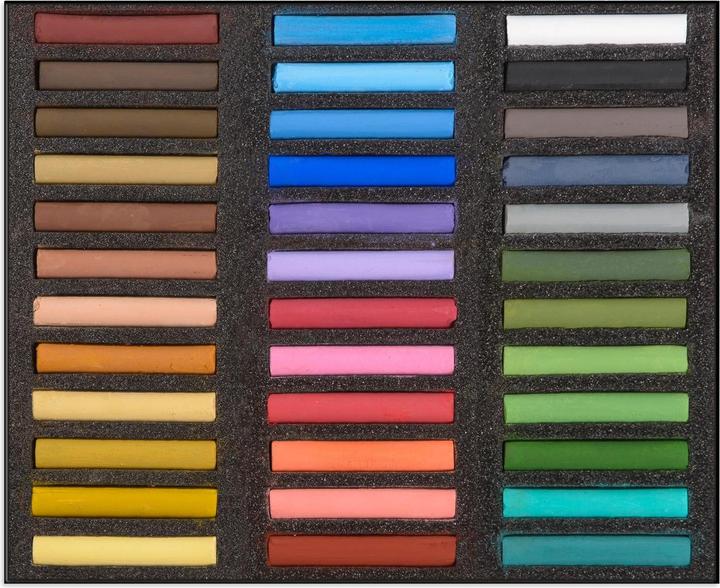 Actual product image BlockX Coffret bois 72 Pastels - Paysage - Cadmium clair (36x)