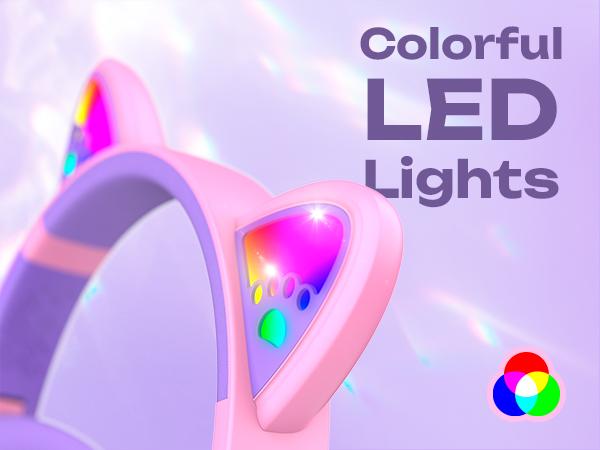 Actual product image PolarPro PowerLocus Bobo Cat Ears Wireless Headphones for Kids