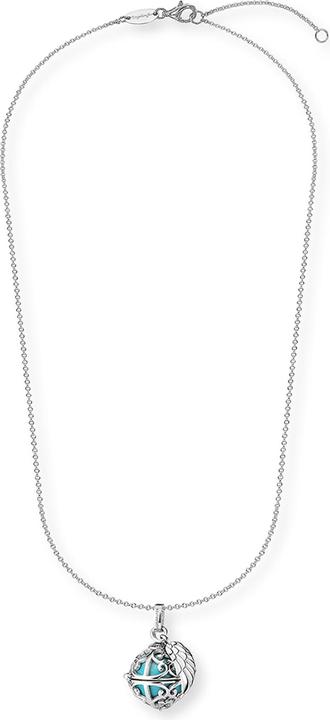 Immagine prodotto Engelsrufer Palla canterina Angelcaller con angelo d'argento (Argento 925, Ottone, 45 cm)