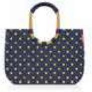 Produktbild reisenthel loopshopper L frame metallic dots blue