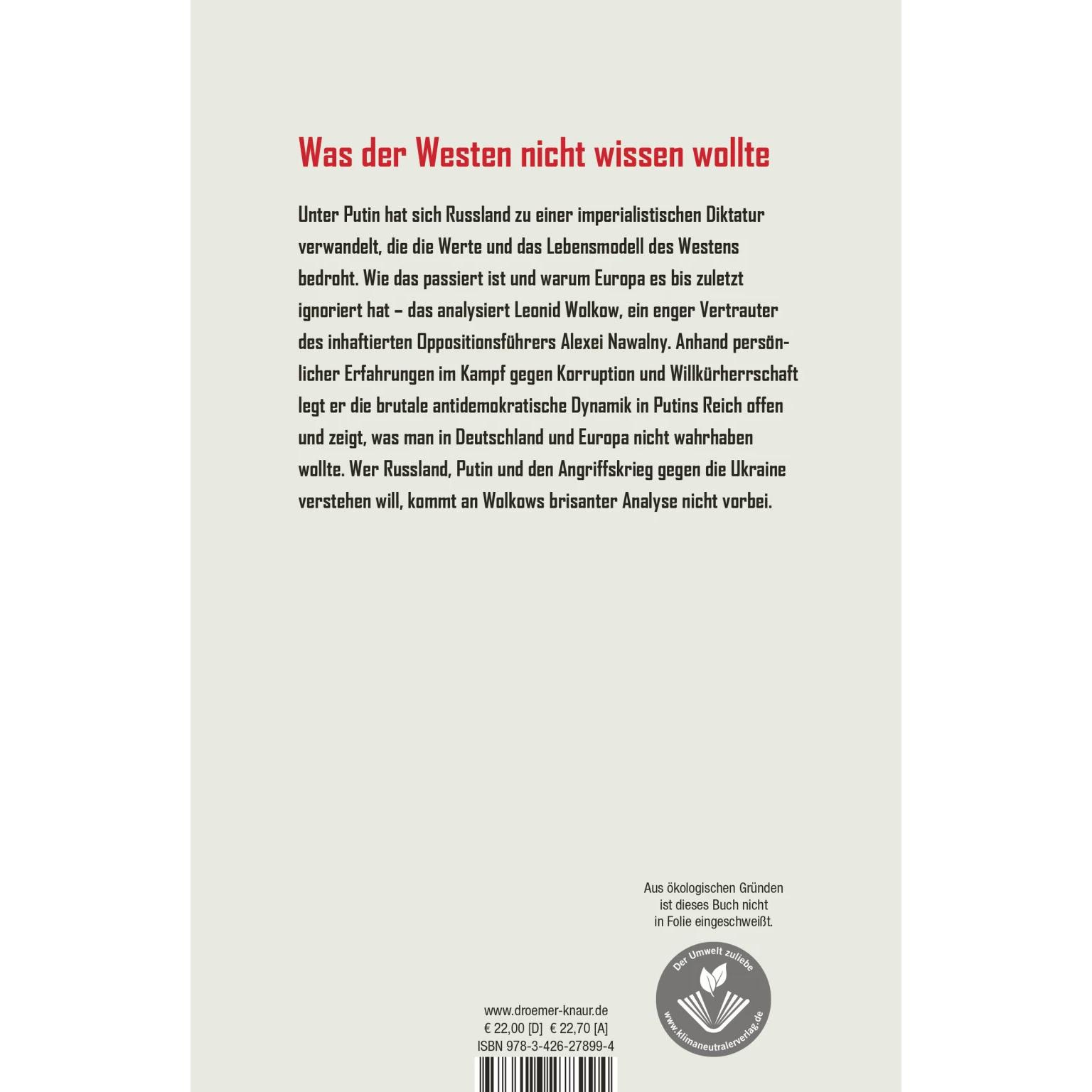 Thumbnail - Putinland, Sachbücher von Leonid Wolkow