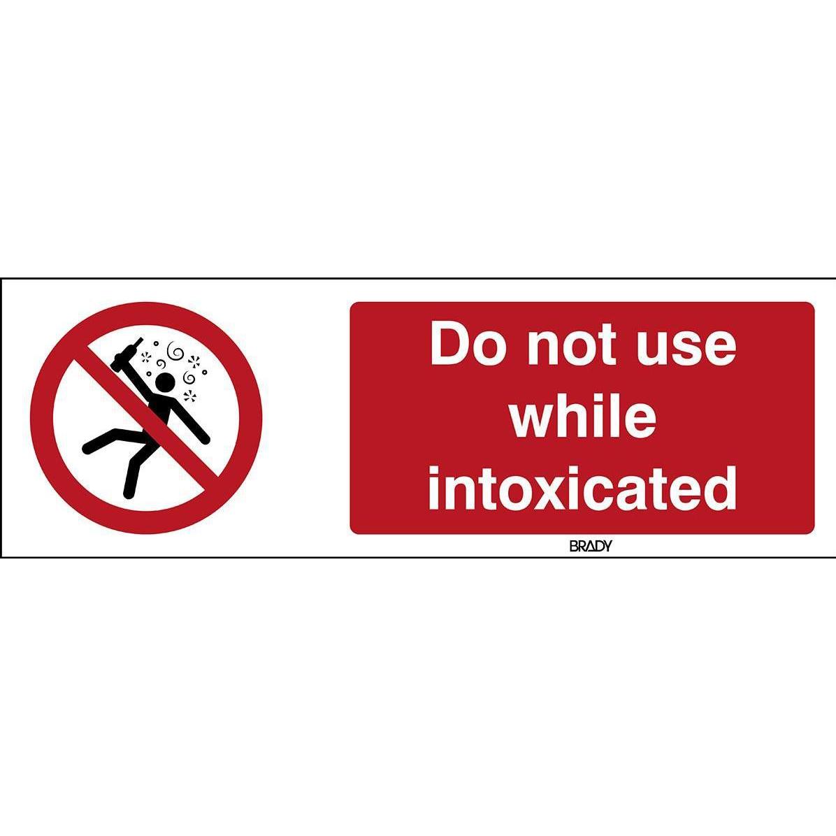 Brady, Etiketten, ISO Safety Sign - Not for