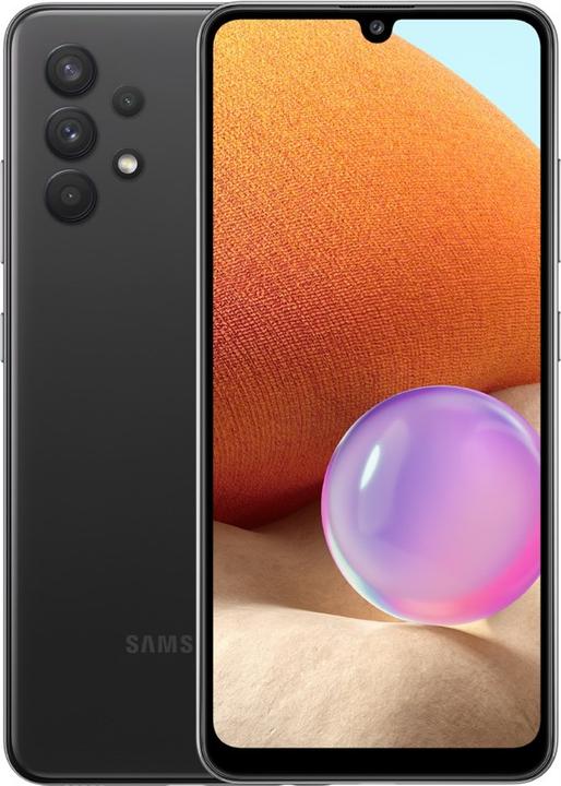 Produktbild Samsung Galaxy A32 EU (128 GB, Black, 6.40", Hybrid Dual SIM, 4G)