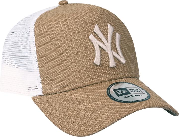 Actual product image New Era Trucker Cap - DIAMOND New York Yankees khaki