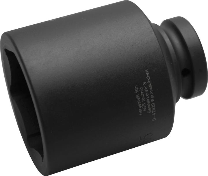 Produktbild BGS Kraft-Steckschlüssel-Einsatz Sechskant, tief Antrieb Innenvierkant 25 mm (1") SW 65 mm (65 mm)