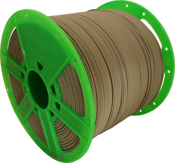 Actual product image Purefil Filament (PLA, 1.75 mm, 2500 g, Grey)