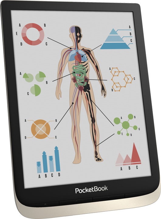 Actual product image PocketBook InkPad Color (7.80", 16 GB, Moon Silver)