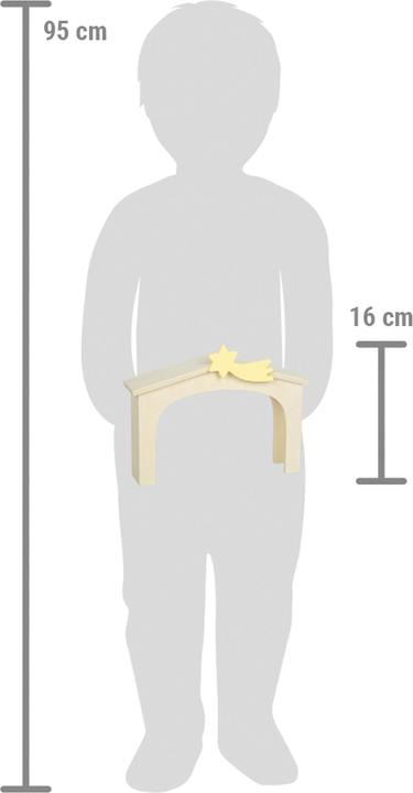 Produktbild small foot Spielset Holzkrippe Weihnachtsgeschichte