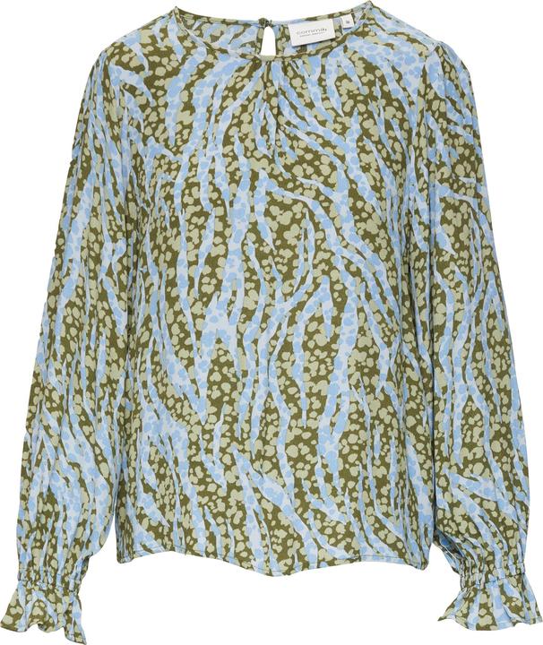 Immagine prodotto Comma Bluse Gemusterte Bluse mit Volant-Details (34)