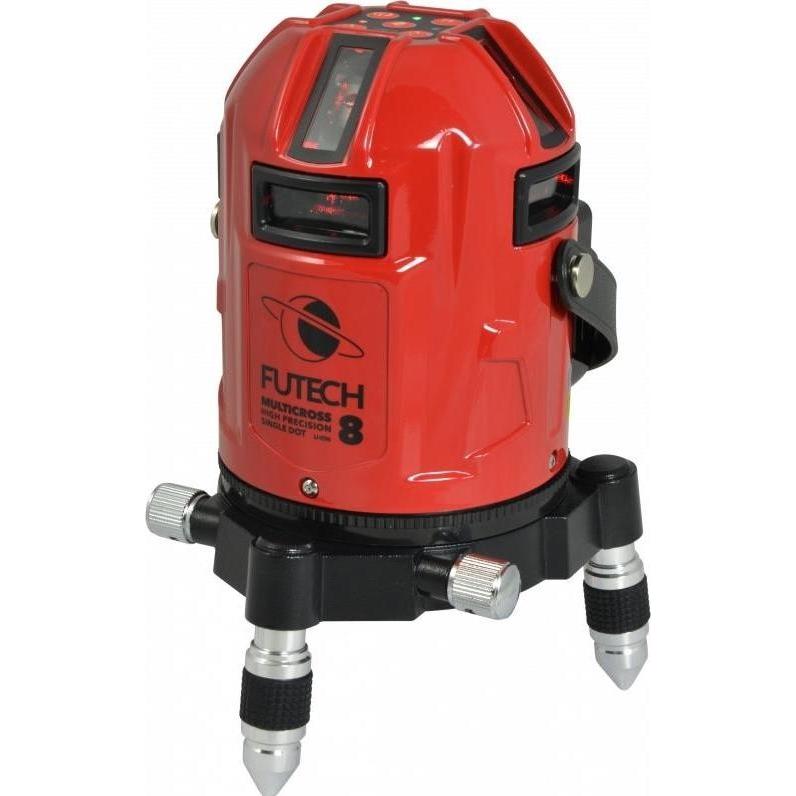 Futech, Laser lineare, 040.08 MC8 HPSD Roter Kreuzlinienlaser 8 Linien