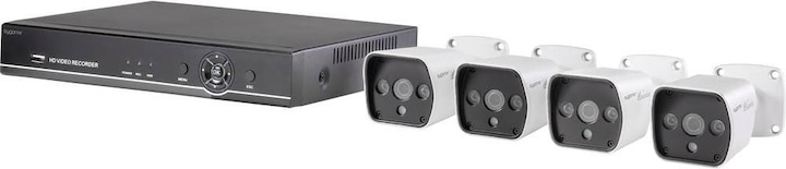 Produktbild Sygonix Komplettset Videoüberwachung FullHD Kameras (1920 x 1080 Pixels)