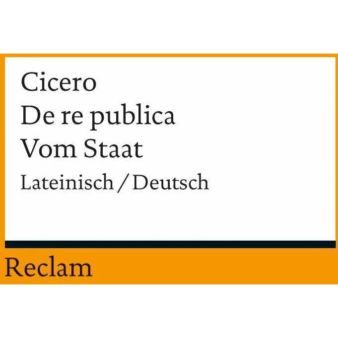 De re publica / Vom Staat, Fachbücher von Cicero
