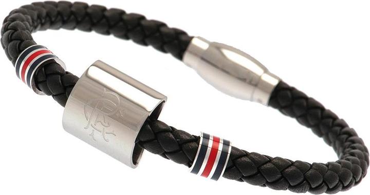 Immagine prodotto Rangers FC Bracciale Crest in pelle (20 cm, 100% materiale sintetico)
