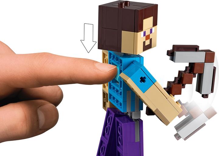 Produktbild LEGO Steve mit Papagei (21148, LEGO Minecraft)