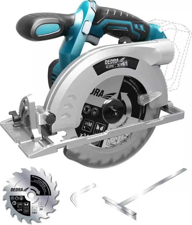 Actual product image Dedra Circular saw DED7064 18 V 165 mm
