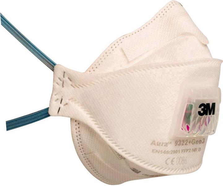 Produktbild 3M Atemschutzmaske Aura 9322+Gen3 mit Ventil (FFP2, 10x)